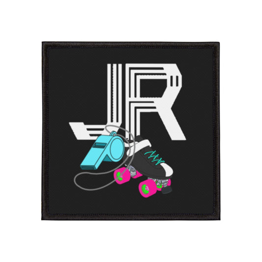 Jam Ref Derby Retro Roller Skating Iron-On Patches | Perfect for Jackets, Bags, Unique Gift, DIY Projects, Fun Personalization