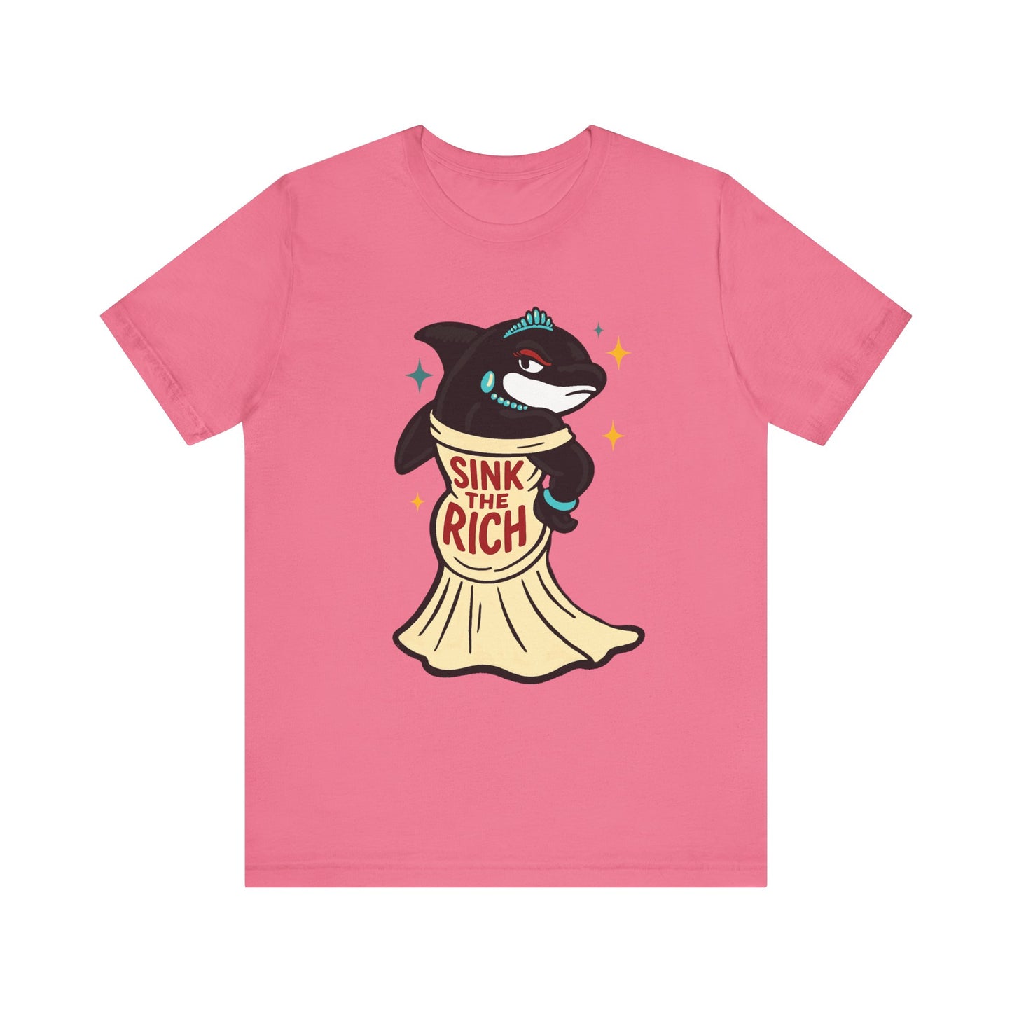 AOC Orca- Sink the Rich Design, Unisex Casual Wear, Perfect for Activists, Humor Gift, Everyday Style