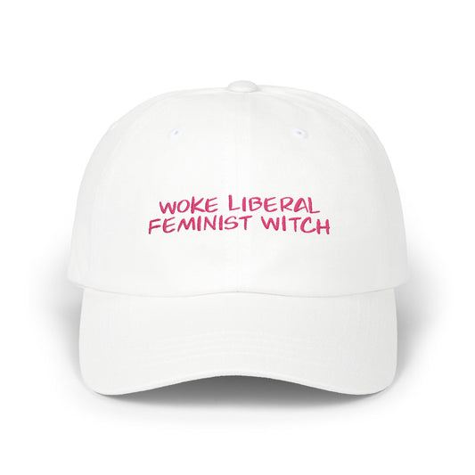 Woke Liberal Feminist Witch Dad Cap, Vintage Hat, Gender Equality Accessory, Gift for Feminists, Everyday Wear, Casual Fashion, Statement