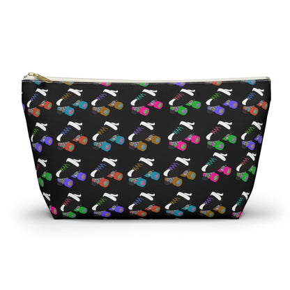 Skate Bout Day Pouch, Makeup Bag, Travel Organizer, Holiday Gift, Fashion Pouch, Kid's Gift, Fun Clutch