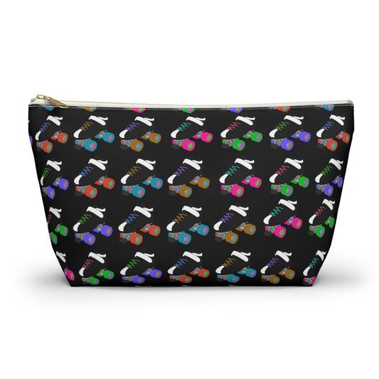 Skate Bout Day Pouch, Makeup Bag, Travel Organizer, Holiday Gift, Fashion Pouch, Kid's Gift, Fun Clutch
