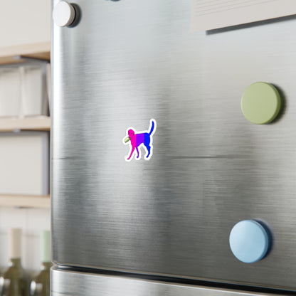 Bisexual Pride Zucchini Dog Kiss-Cut Vinyl Decals