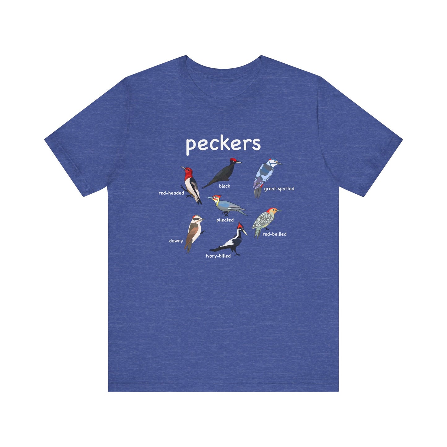 Vintage Bird Peckers Graphic Tee, Cute Nature T-Shirt, Unisex Summer Shirt, Birdwatching Gift, Casual Everyday Wear
