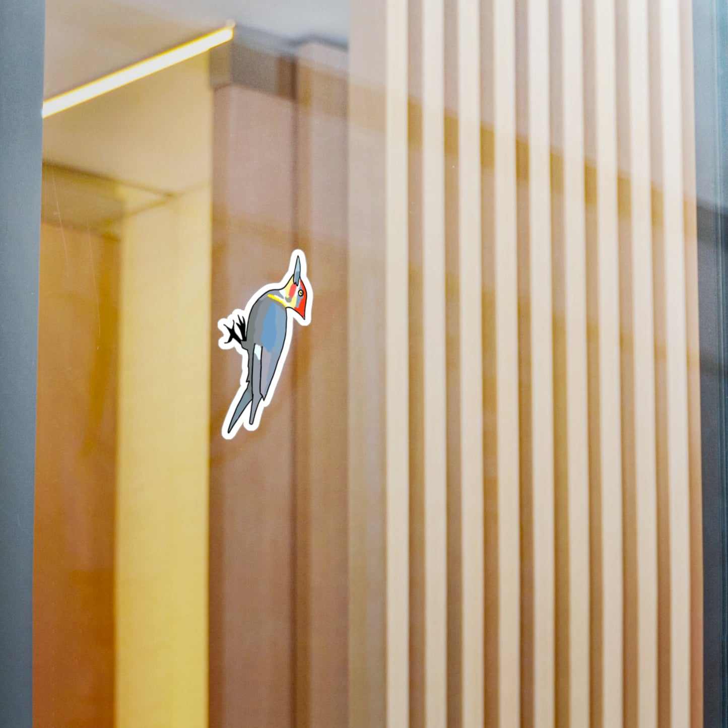 Hand Drawn Pileated Woodpecker Decal