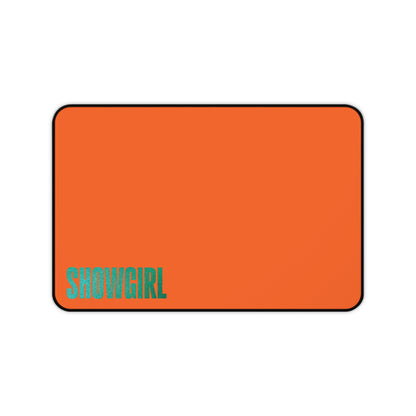 Stylish Showgirl Desk Mat - Vibrant Desk Accessory, Home Office Decor, Gamer Mat, Perfect Gift for Celebrations, Custom Work Station