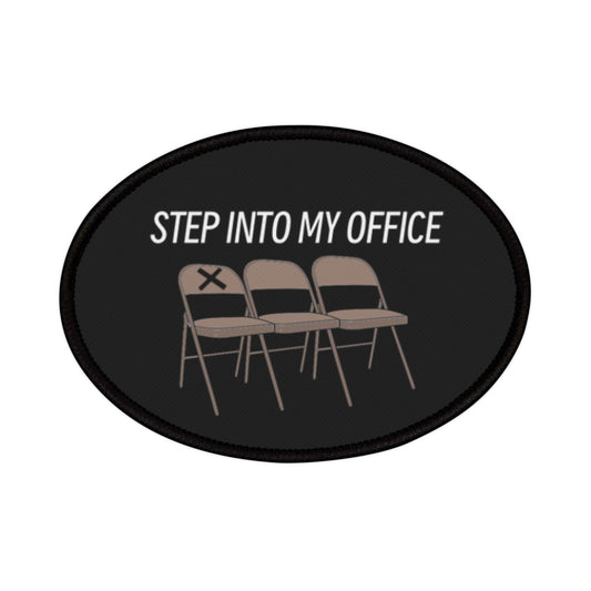 Penalty Box Derby Funny Iron-On Patches, Office Humor Badge, Personalized Jacket Patch, Gift for Coworkers, Creative DIY Decor