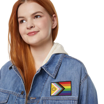 Inclusive Pride Iron-On Patches | LGBTQ+ Clothing Accessories, Jacket Decor, DIY Fashion, Gift for Pride Month, Unique Hoodie Embellishments