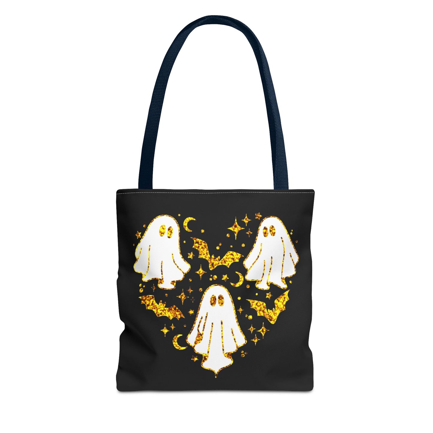 Spooky Ghost Heart Tote Bag - Perfect for Halloween, Trick or Treat, Gift for Kids, Witchy Vibes, Cute Accessory