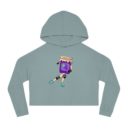 Grape Jammer Cropped Hooded Sweatshirt