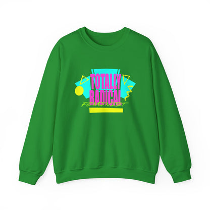 Totally Rad Feminist Crewneck Sweatshirt, Retro Style Hoodie, 80s Vintage Inspired Wear, Casual Cozy Sweater, Perfect Gift for Trendsetters