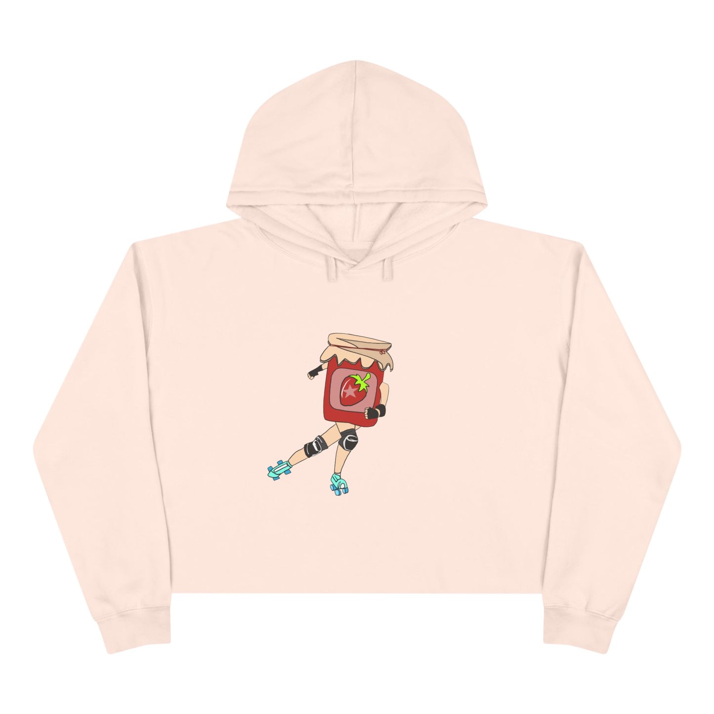 Strawberry Jammer Crop Hoodie