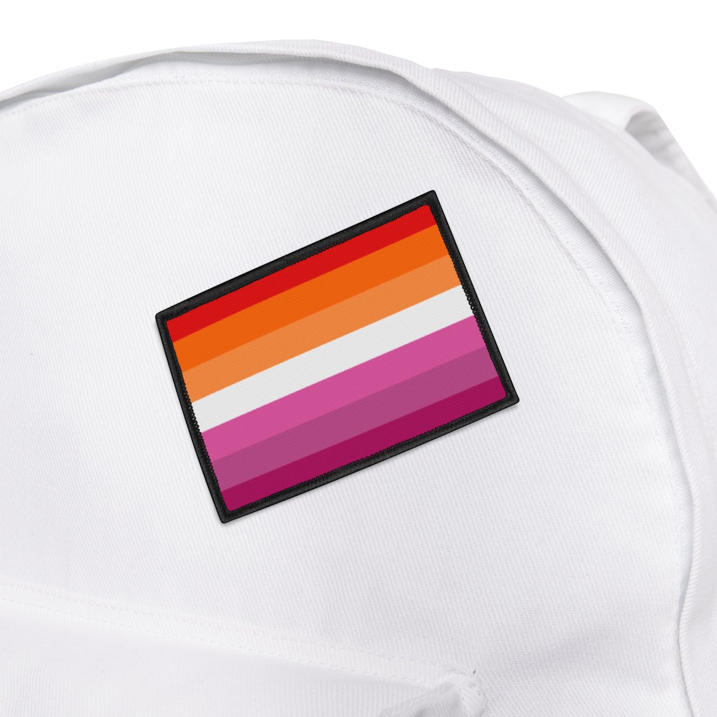 Lesbian Pride Iron-On Patches LGBTQ+ Pride Accessories, Denim Jacket Decor, Unique Clothing Embellishments, Fun DIY Project