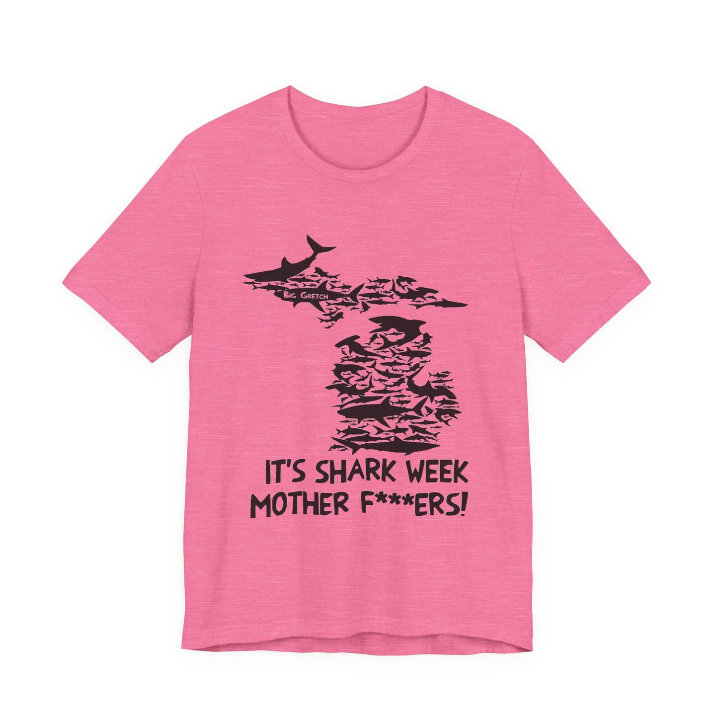 Whitmer Hot Mic Shark Week Unisex Tee, Fun Shark T-Shirt, Perfect for Summer, Shark Lover Gift, Funny Beach Apparel