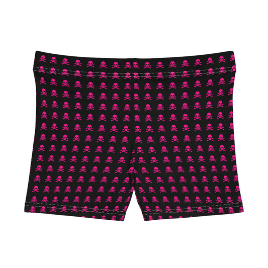 Pink Skull Women's Shorts (AOP)