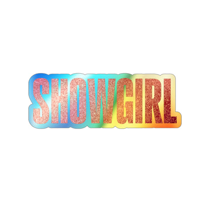 Holographic Stickers - Showgirl Design