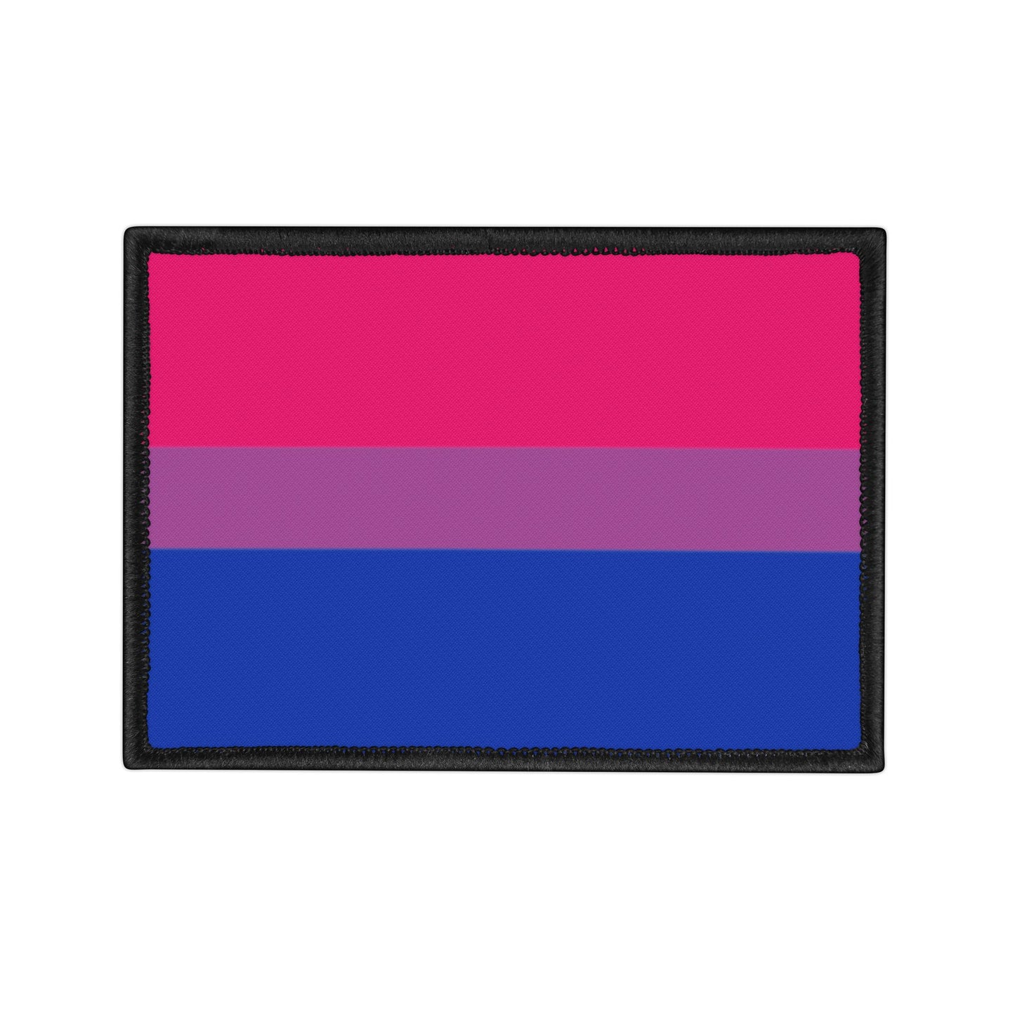 Pride Iron-On Patch, Bi Pride Flag Patch, Rainbow Pride Accessories, Denim Jacket Patch, LGBTQ+ Support Patch