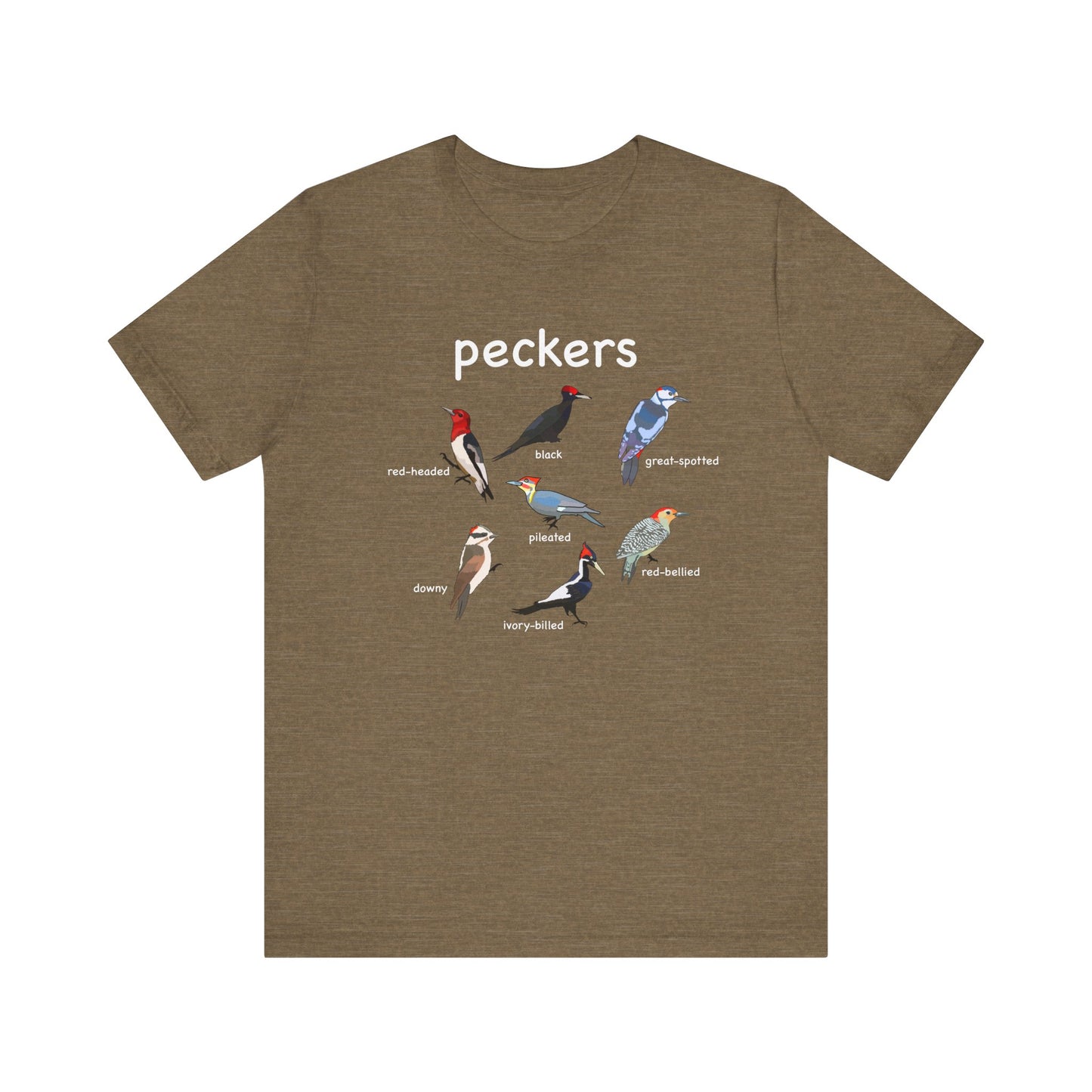 Vintage Bird Peckers Graphic Tee, Cute Nature T-Shirt, Unisex Summer Shirt, Birdwatching Gift, Casual Everyday Wear