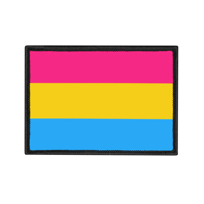 Pansexual Pride Iron-On Patches - Support LGBTQ+, Customizable Emblems, Ideal for Jackets, Bags, Gifts, Craft Projects