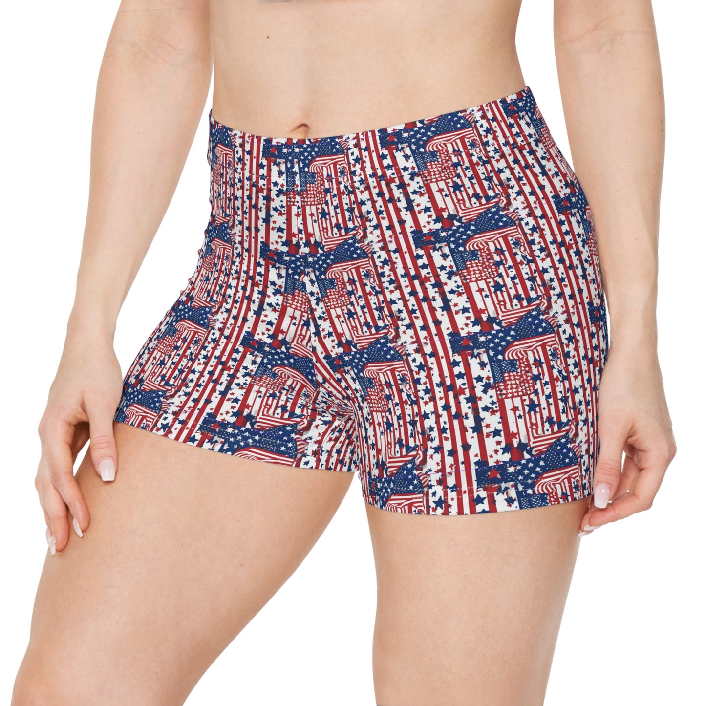 America Women's Shorts (AOP)
