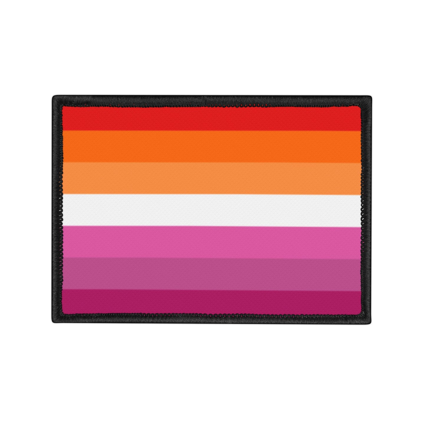 Lesbian Pride Iron-On Patches LGBTQ+ Pride Accessories, Denim Jacket Decor, Unique Clothing Embellishments, Fun DIY Project