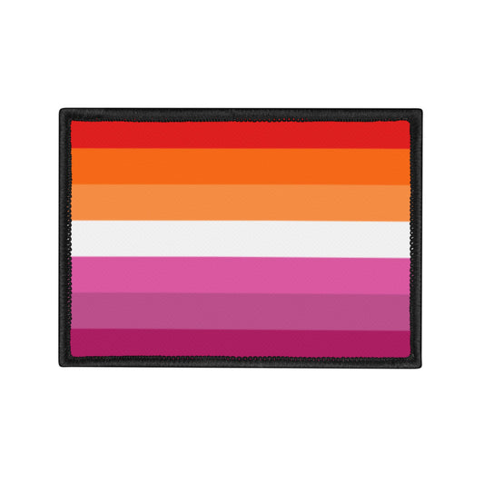 Lesbian Pride Iron-On Patches LGBTQ+ Pride Accessories, Denim Jacket Decor, Unique Clothing Embellishments, Fun DIY Project