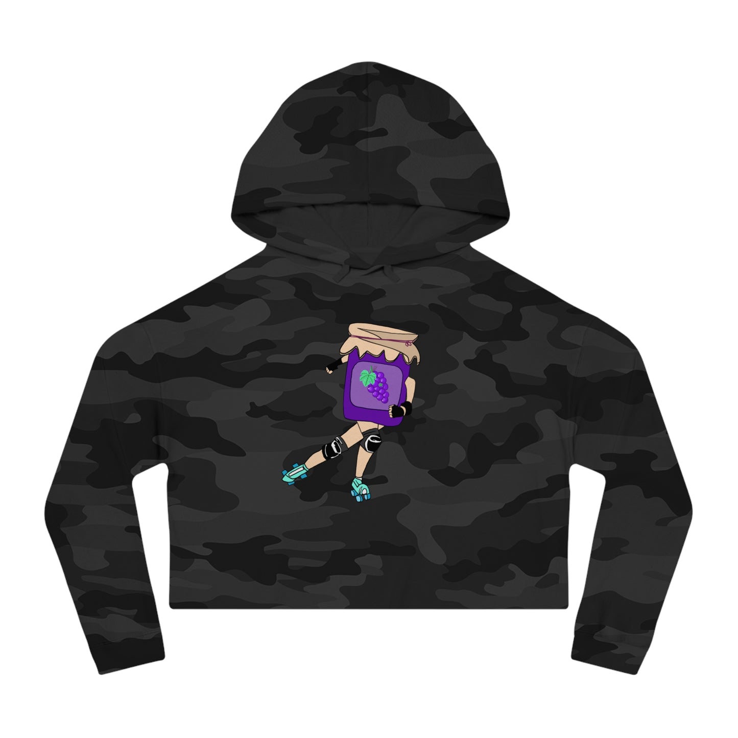 Grape Jammer Cropped Hooded Sweatshirt