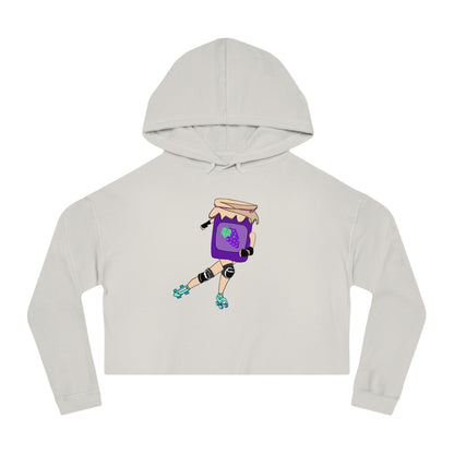 Grape Jammer Cropped Hooded Sweatshirt