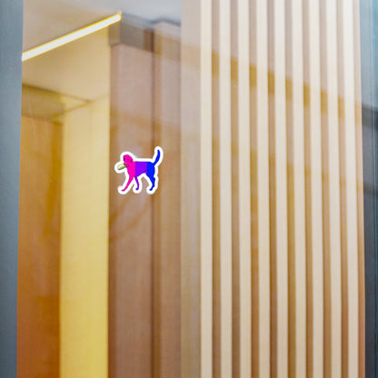 Bisexual Pride Zucchini Dog Kiss-Cut Vinyl Decals