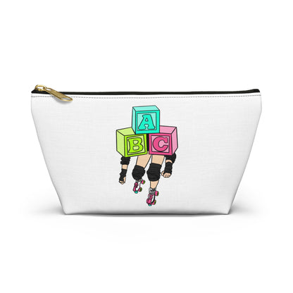 Blocker Derby Bout Day Pouch, Makeup Bag, Travel Organizer, Holiday Gift, Fashion Pouch, Kid's Gift, Fun Clutch