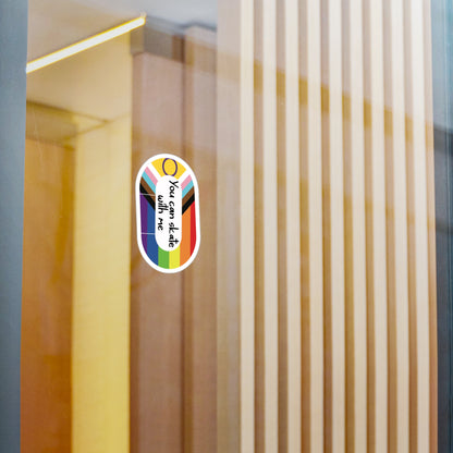 Inclusive Roller Derby Kiss-Cut Vinyl Decals, LGBTQ+ Pride Stickers, Colorful Wall Art, Fun Decals for Kids, Gifts for Skaters