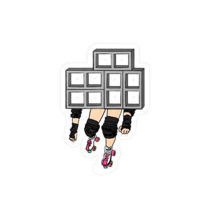 Blocker -Cinder Blocks Kiss-Cut Vinyl Decals