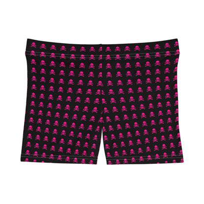 Pink Skull Women's Shorts (AOP)