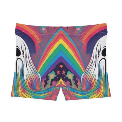 Psychedelic Skull Women's Shorts (AOP)