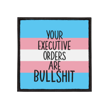 Trans Rights Iron-On Patches for Advocacy, DIY Fashion Embellishments, Statement Accessories, Unique Gifts for Friends, Adult & LGBTQ+ Pride