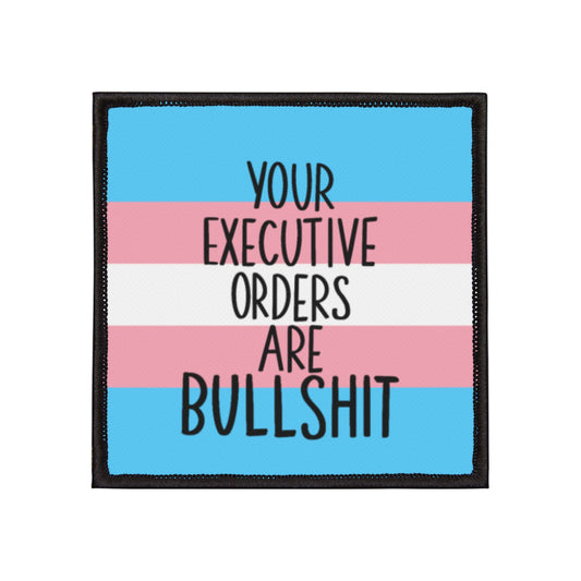 Trans Rights Iron-On Patches for Advocacy, DIY Fashion Embellishments, Statement Accessories, Unique Gifts for Friends, Adult & LGBTQ+ Pride