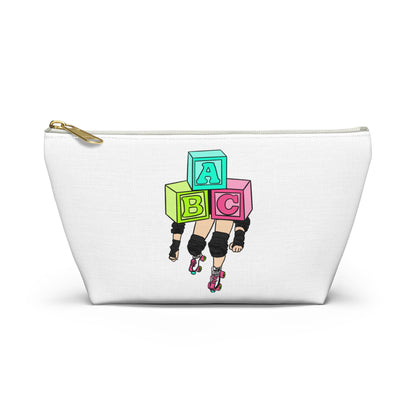 Blocker Derby Bout Day Pouch, Makeup Bag, Travel Organizer, Holiday Gift, Fashion Pouch, Kid's Gift, Fun Clutch