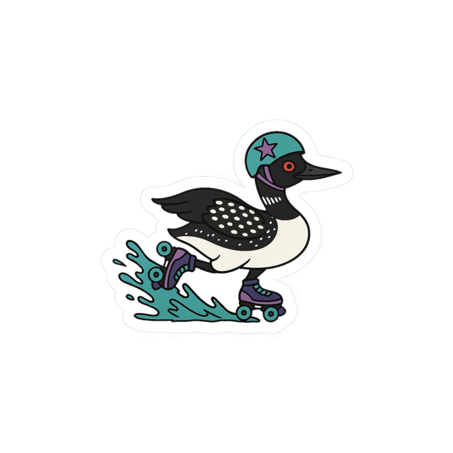 Vinyl Decal - Loon Roller Derby Sticker