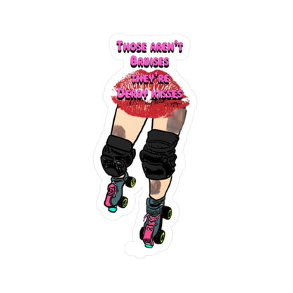 Derby Kisses Kiss-Cut Vinyl Decals