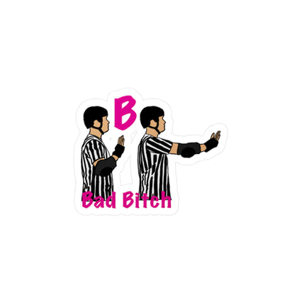 Derby Ref Back Block Kiss-Cut Vinyl Decals