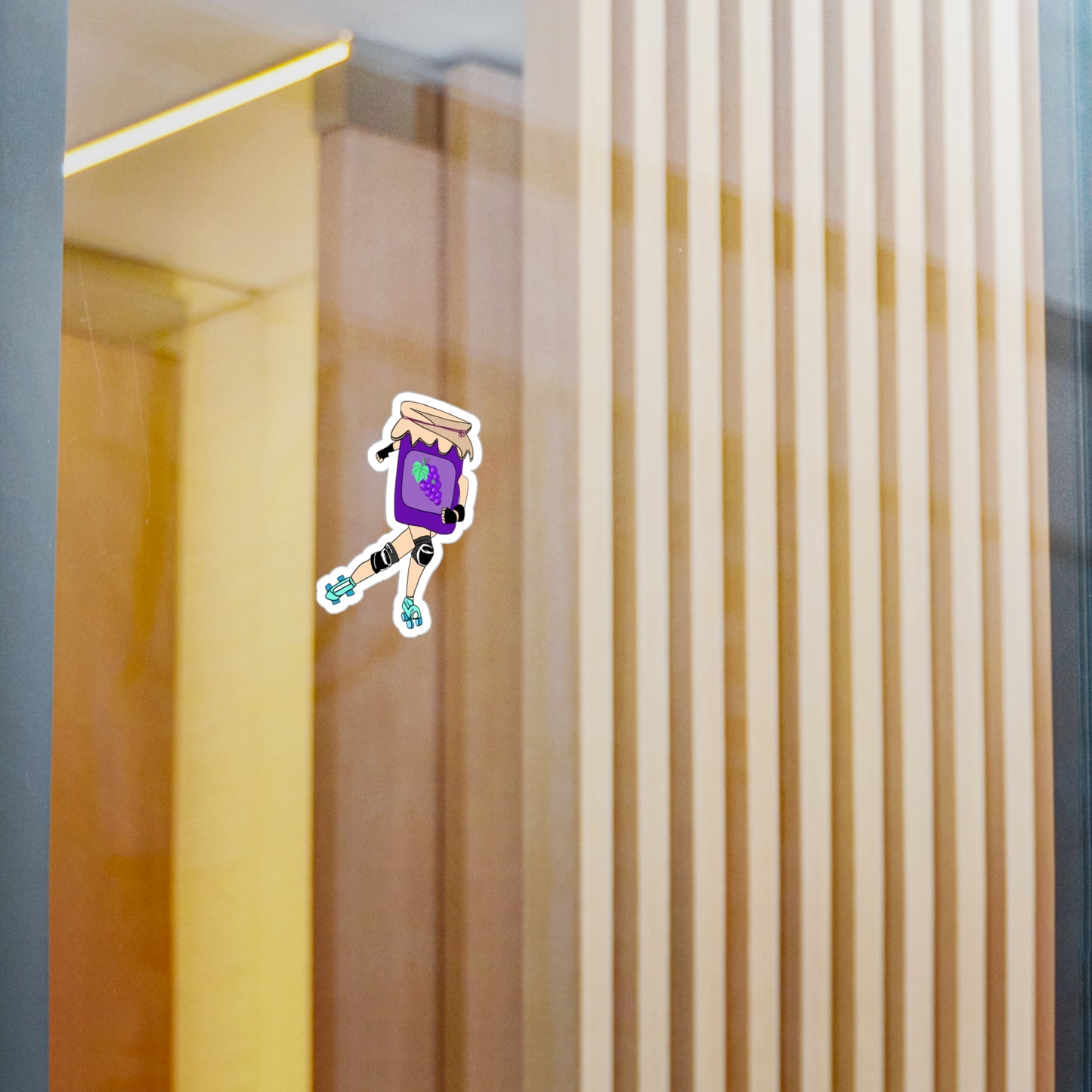 Grape Jammer Roller Derby Sticker