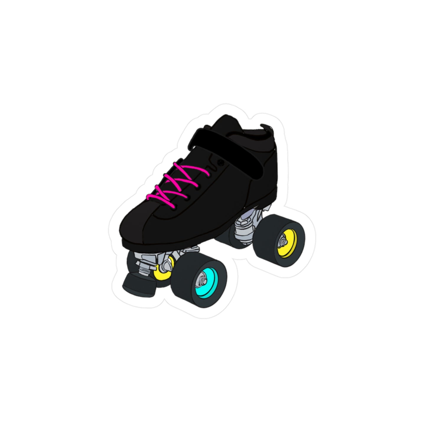 Quad Skate Kiss-Cut Vinyl Decals