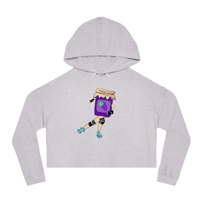 Grape Jammer Cropped Hooded Sweatshirt