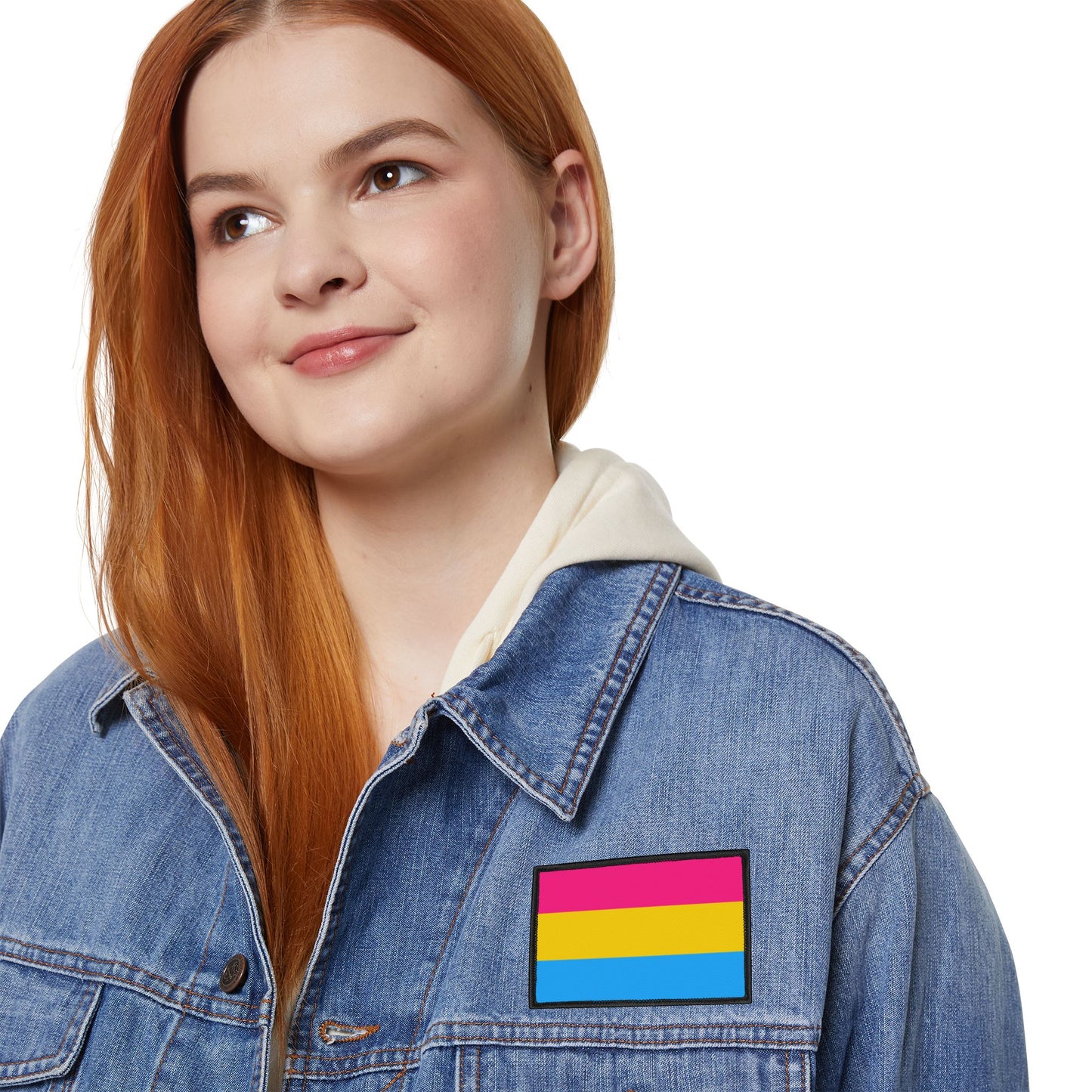 Pansexual Pride Iron-On Patches - Support LGBTQ+, Customizable Emblems, Ideal for Jackets, Bags, Gifts, Craft Projects