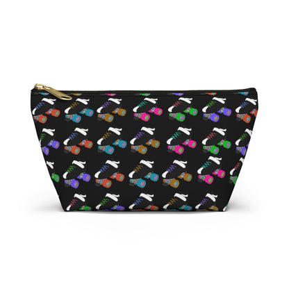 Skate Bout Day Pouch, Makeup Bag, Travel Organizer, Holiday Gift, Fashion Pouch, Kid's Gift, Fun Clutch