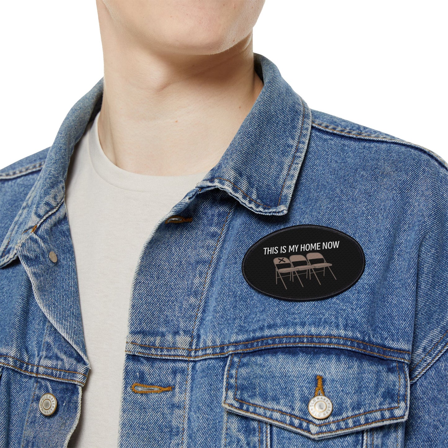 Derby Penalty Box Humorous Iron-On Patches for Jackets, DIY Craft Supplies, Funny Gift for Friends, Unique Accessories, Personalized Style