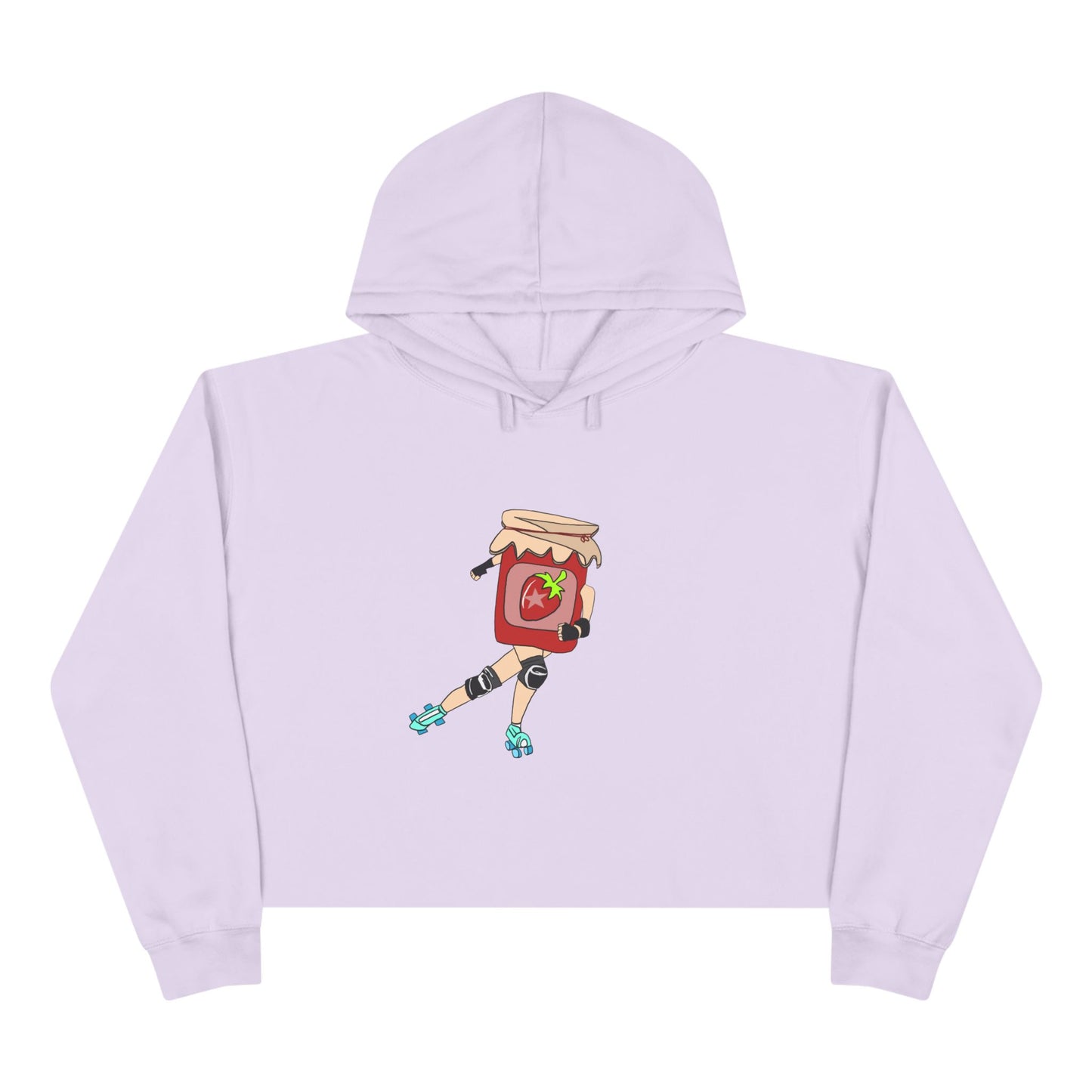 Strawberry Jammer Crop Hoodie