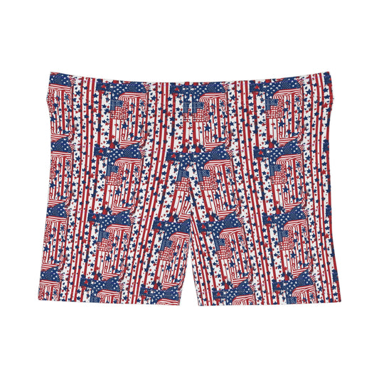 America Women's Shorts (AOP)
