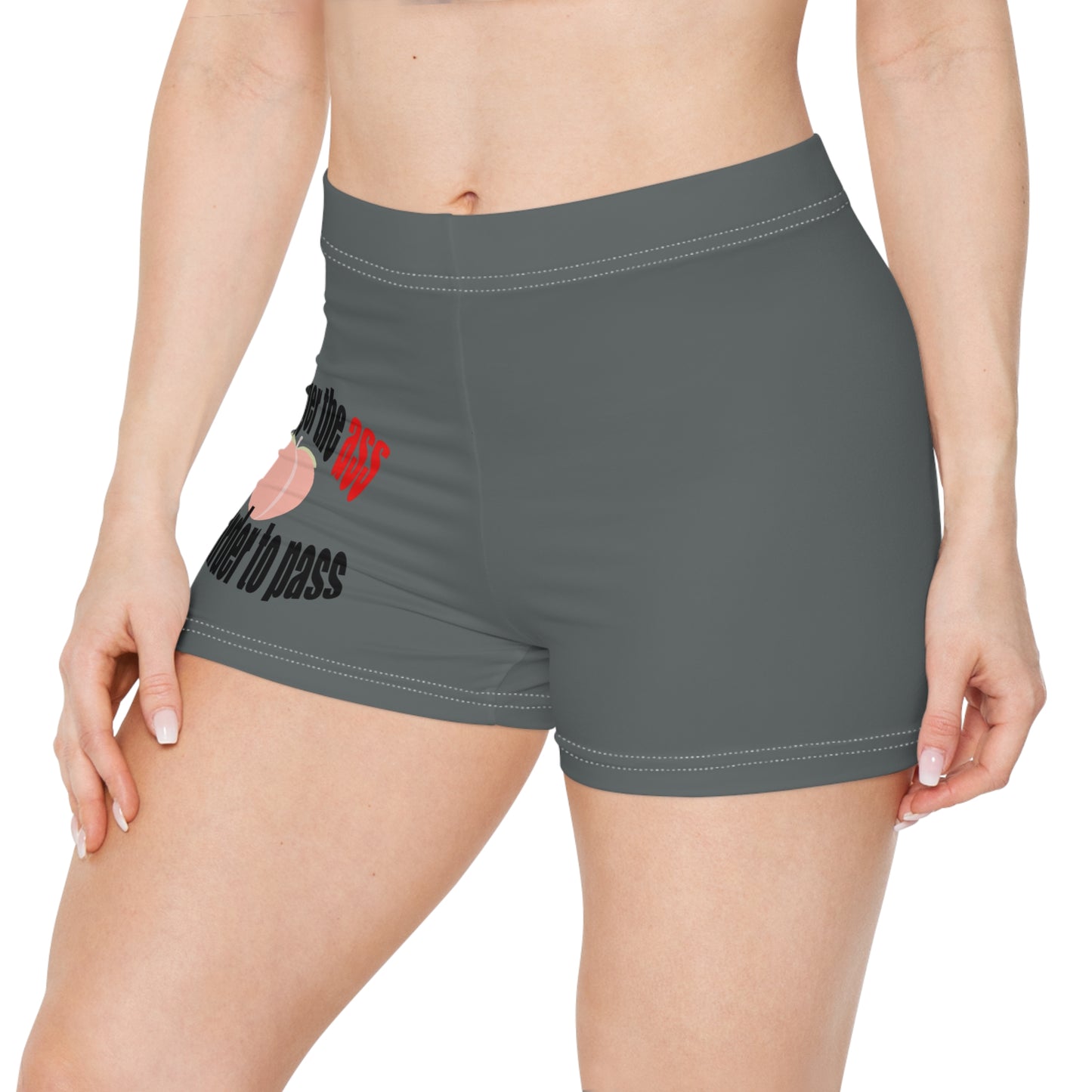 Bigger The Ass Women's Shorts (AOP)