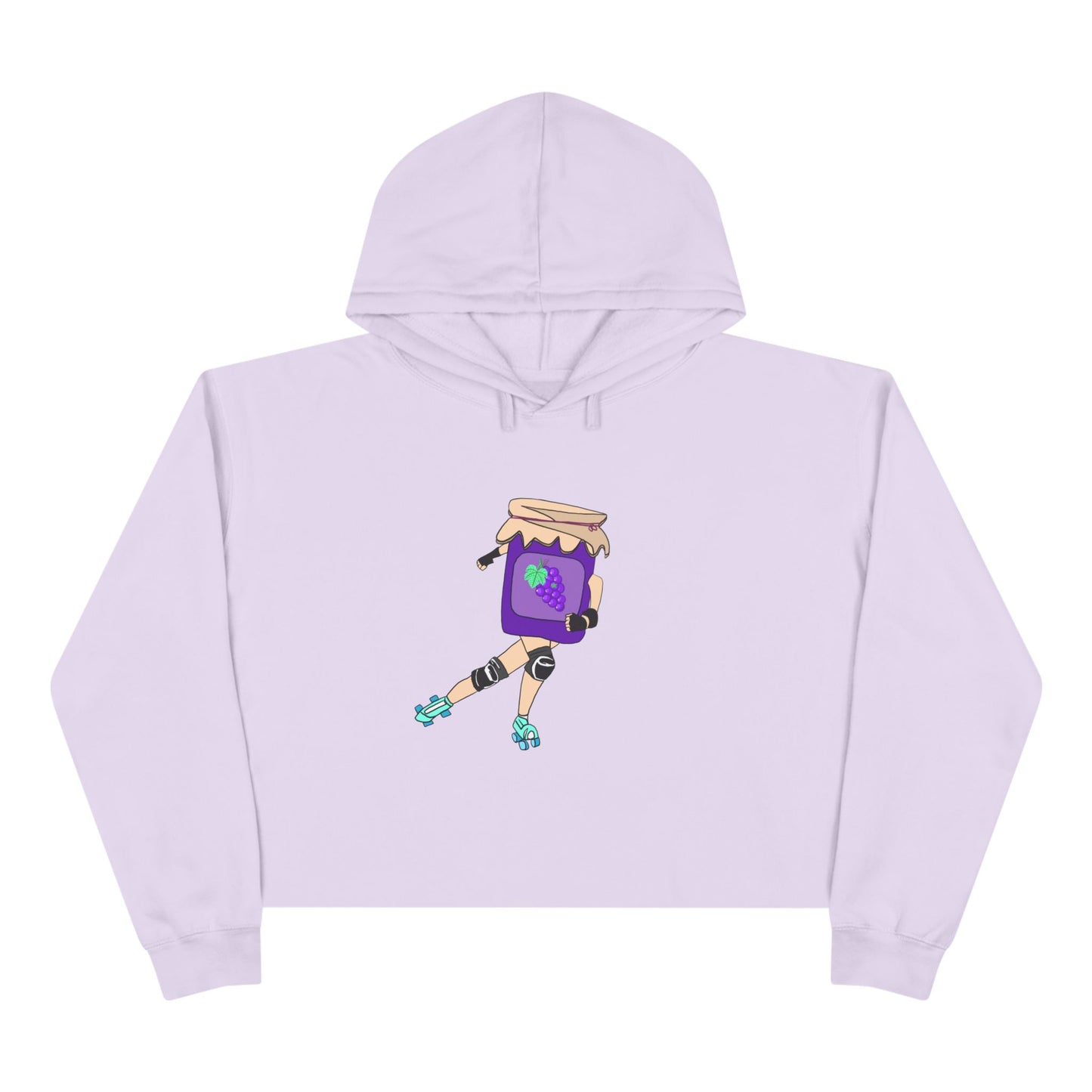 Grape Jammer Crop Hoodie