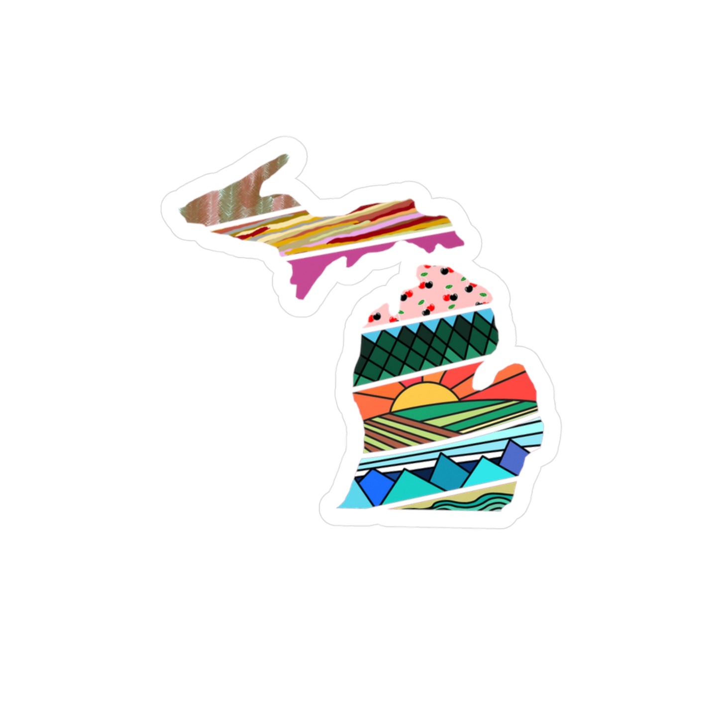 Michigan Living Kiss-Cut Vinyl Decals